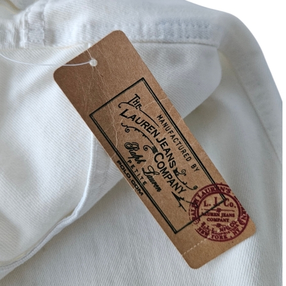 NWT Ralph Lauren Cream A-Line Skirt Denim - Picture 2 of 8